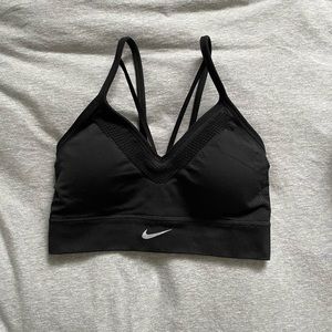 Nike black sports bra